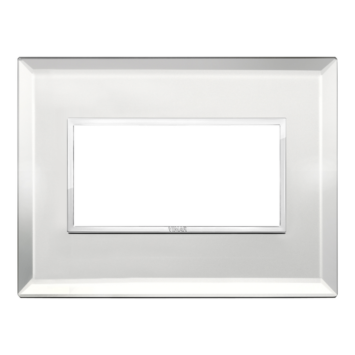 Placas Plata Hielo - Luminosi (Cristal Biselado) - línea EVO EIKON de Vimar