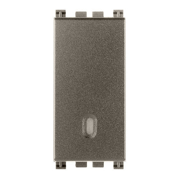 Interruptor 1P 10AX acabado Negro Mate - Blanco Mate - Metal Mate para Arké de Vimar