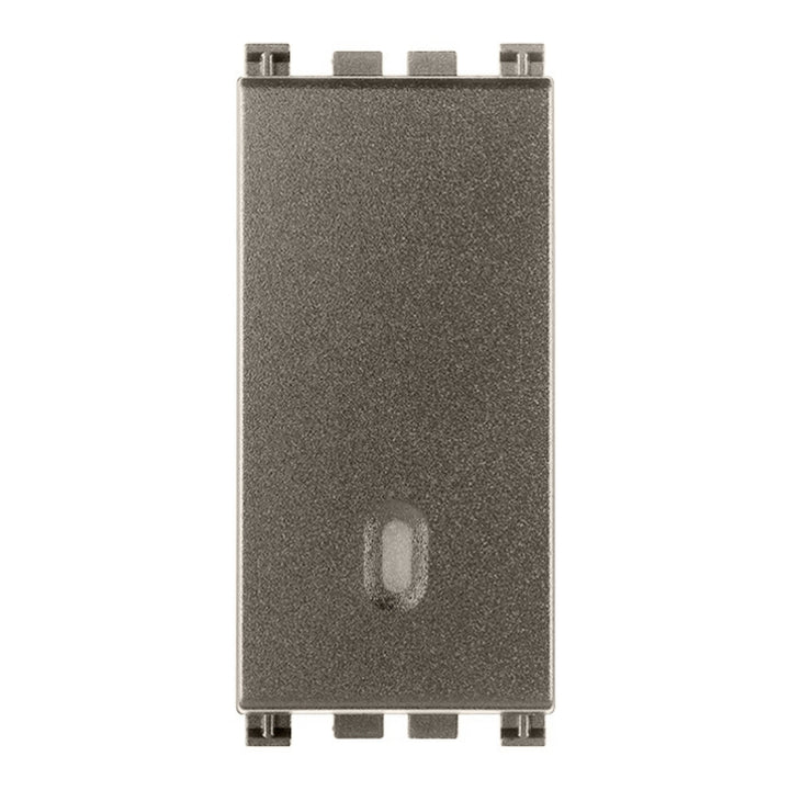 Interruptor 1P 10AX acabado Negro Mate - Blanco Mate - Metal Mate para Arké de Vimar