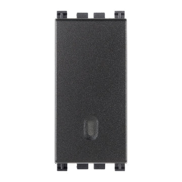 Interruptor 1P 10AX acabado Negro Mate - Blanco Mate - Metal Mate para Arké de Vimar