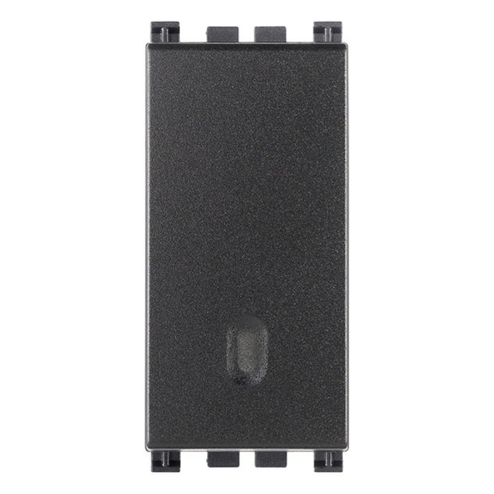 Interruptor cruzado (cuatro vías) 1P 16AX acabado Negro Mate - Blanco Mate - Metal Mate para Arké de Vimar