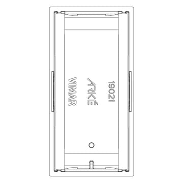 Tecla 1 módulo para apagador smart IoT para Arké opción acabado Negro Mate - Blanco Mate - Metal Mate de Vimar