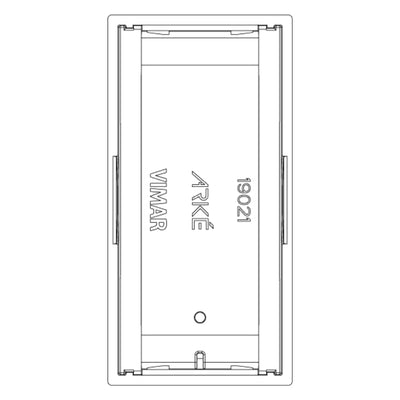 Tecla 1 módulo para apagador smart IoT para Arké opción acabado Negro Mate - Blanco Mate - Metal Mate de Vimar