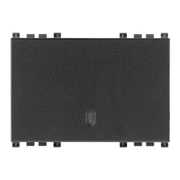Tecla 3 módulos para apagador smart IoT para Arké opción acabado Negro Mate - Blanco Mate - Metal Mate de Vimar