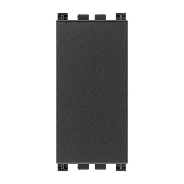 Módulo ciego 1 espacio acabado Negro Mate - Blanco Mate - Metal Mate para Arké de Vimar