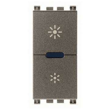 Dimmer Variador MASTER 120V universal acabado Negro Mate - Blanco Mate - Metal Mate para Arké de Vimar
