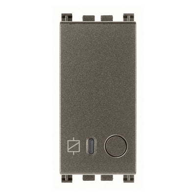Actuador relé NO smart IoT 16A, acabado Negro Mate - Blanco Mate - Metal Mate para Arké de Vimar
