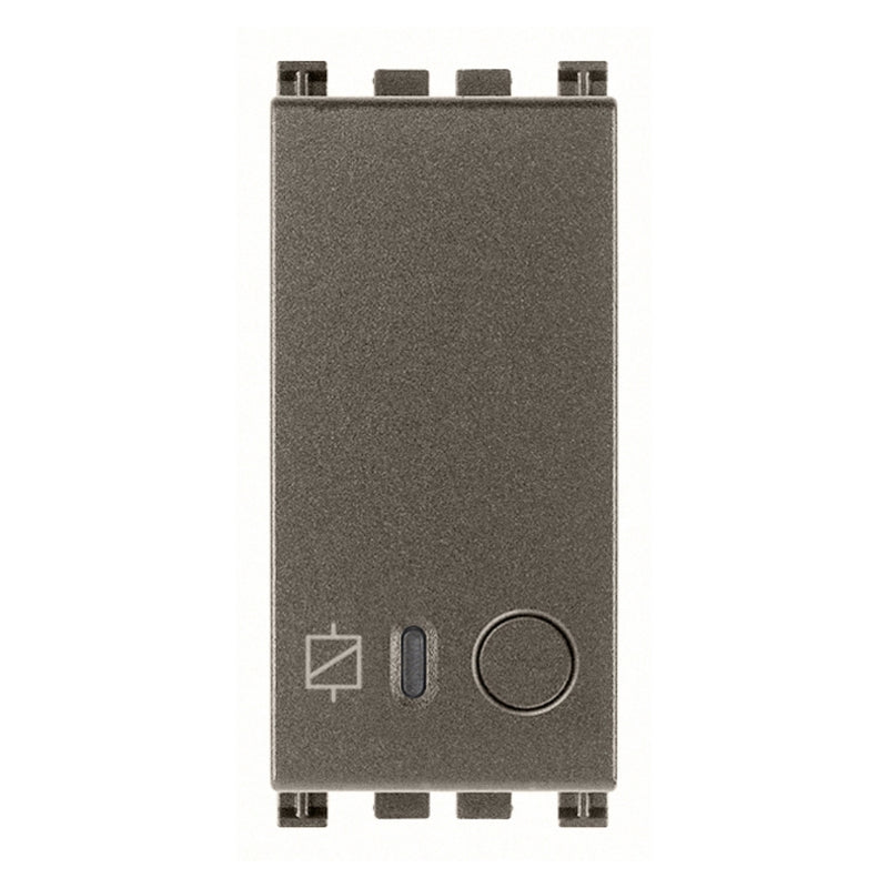 Actuador relé NO smart IoT 16A, acabado Negro Mate - Blanco Mate - Metal Mate para Arké de Vimar
