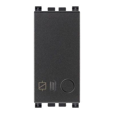 Actuador relé NO smart IoT 16A, acabado Negro Mate - Blanco Mate - Metal Mate para Arké de Vimar