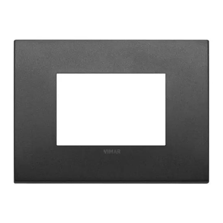 Placas Grafito Mate - Metal-Color (Metal Pintado) línea Arké de Vimar