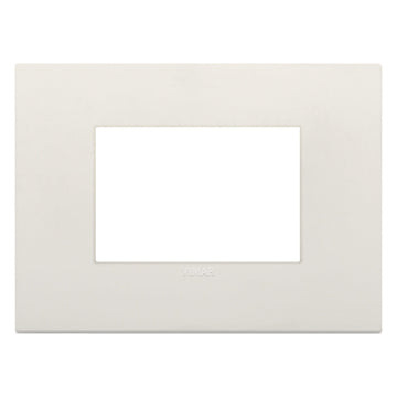 Placas Marfil Tecno-Basico (Tecnopolímero Satinado) línea Arké de Vimar