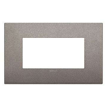 Placas Titanio Mate - Metal-Color (Metal Pintado) línea Arké de Vimar