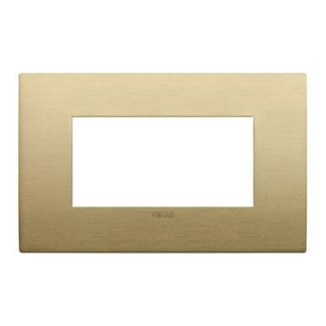 Placas Latón Cepillado Metal-Elite (Metal Refinado) línea Arké de Vimar