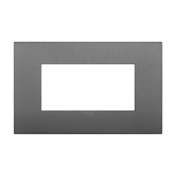 Placas Gris Tecno-Basico (Tecnopolímero Satinado) línea Arké de Vimar