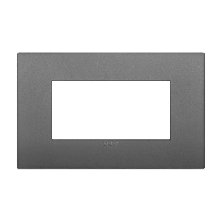 Placas Gris Tecno-Basico (Tecnopolímero Satinado) línea Arké de Vimar