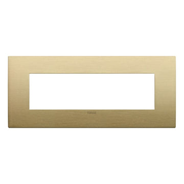 Placas Latón Cepillado Metal-Elite (Metal Refinado) línea Arké de Vimar