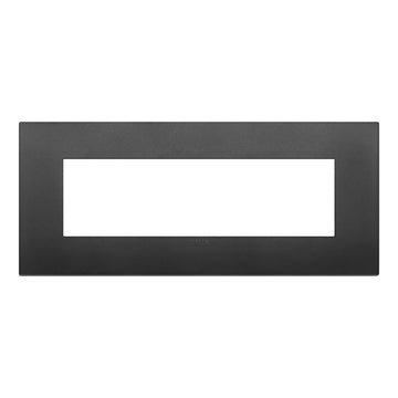 Placas Negro Tecno-Basico (Tecnopolímero Satinado) línea Arké de Vimar