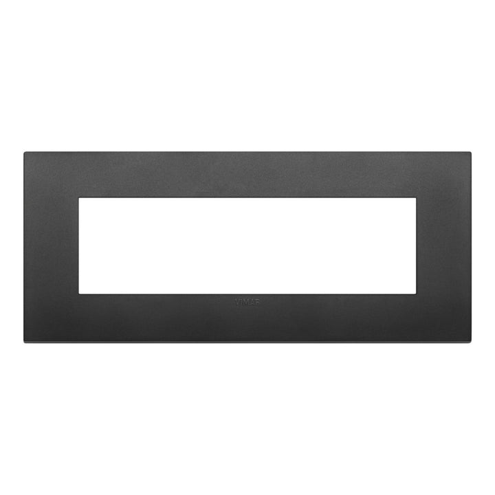 Placas Negro Tecno-Basico (Tecnopolímero Satinado) línea Arké de Vimar