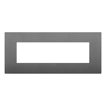 Placas Gris Tecno-Basico (Tecnopolímero Satinado) línea Arké de Vimar