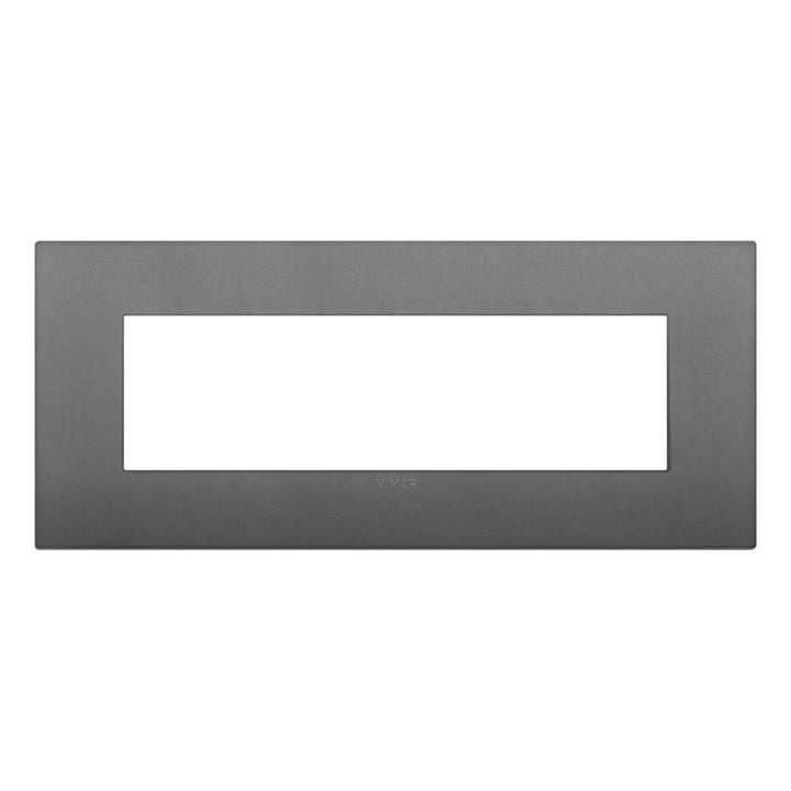 Placas Gris Tecno-Basico (Tecnopolímero Satinado) línea Arké de Vimar