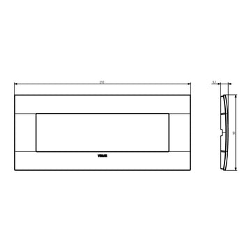 Placas Hielo Reflex Plus (Reflex Cristal) línea Arké de Vimar