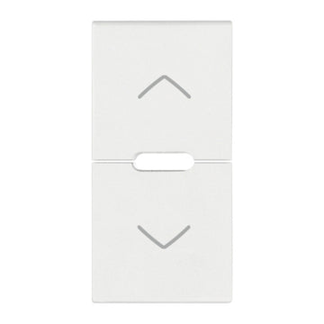 Tecla 1 módulo para persianas smart IoT para Arké opción acabado Negro Mate - Blanco Mate - Metal Mate de Vimar