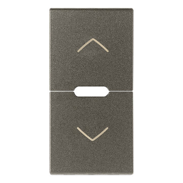 Tecla 1 módulo para persianas smart IoT para Arké opción acabado Negro Mate - Blanco Mate - Metal Mate de Vimar