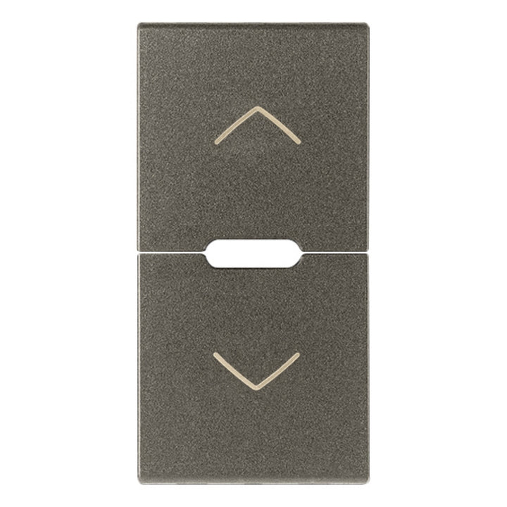 Tecla 1 módulo para persianas smart IoT para Arké opción acabado Negro Mate - Blanco Mate - Metal Mate de Vimar