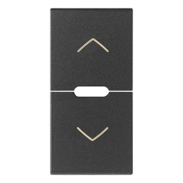 Tecla 1 módulo para persianas smart IoT para Arké opción acabado Negro Mate - Blanco Mate - Metal Mate de Vimar