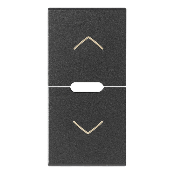 Tecla 1 módulo para persianas smart IoT para Arké opción acabado Negro Mate - Blanco Mate - Metal Mate de Vimar