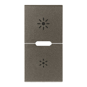 Tecla 1 módulo para dimmer smart IoT para Arké opción acabado Negro Mate - Blanco Mate - Metal Mate de Vimar