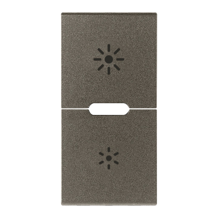 Tecla 1 módulo para dimmer smart IoT para Arké opción acabado Negro Mate - Blanco Mate - Metal Mate de Vimar