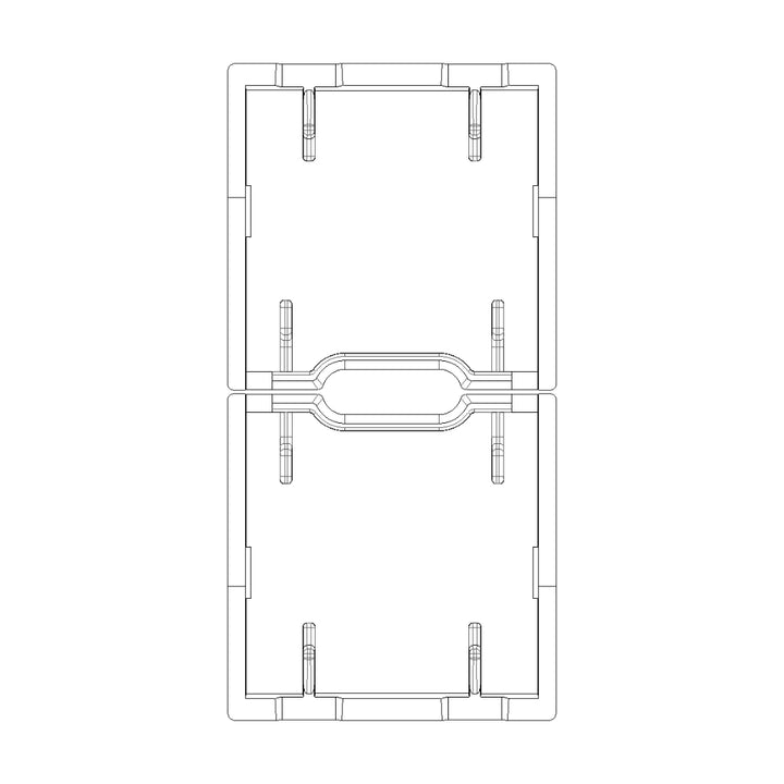 Tecla 1 módulo para dimmer smart IoT para Arké opción acabado Negro Mate - Blanco Mate - Metal Mate de Vimar