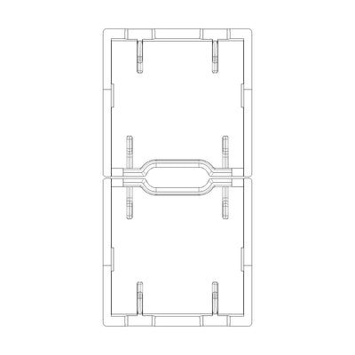 Tecla 1 módulo para dimmer smart IoT para Arké opción acabado Negro Mate - Blanco Mate - Metal Mate de Vimar