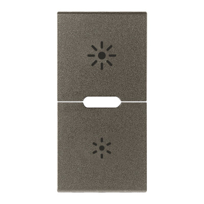 Tecla 1 módulo para dimmer smart IoT para Arké opción acabado Negro Mate - Blanco Mate - Metal Mate de Vimar