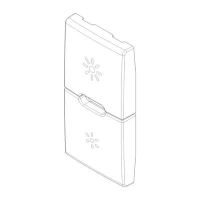 Tecla 1 módulo para dimmer smart IoT para Arké opción acabado Negro Mate - Blanco Mate - Metal Mate de Vimar