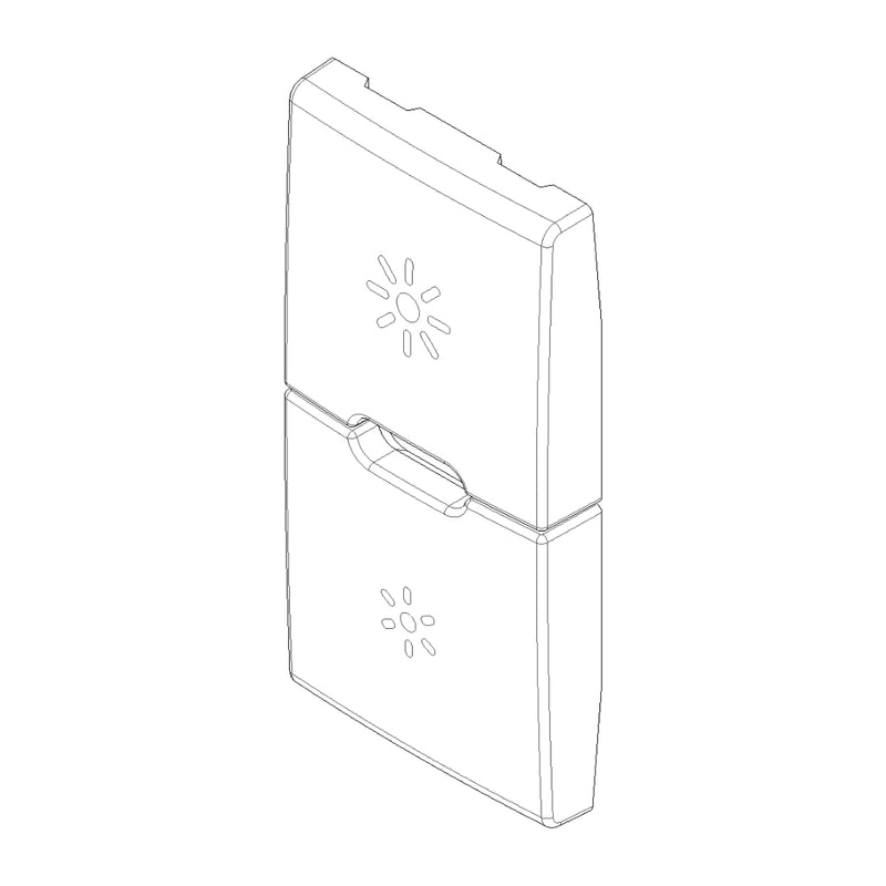 Tecla 1 módulo para dimmer smart IoT para Arké opción acabado Negro Mate - Blanco Mate - Metal Mate de Vimar