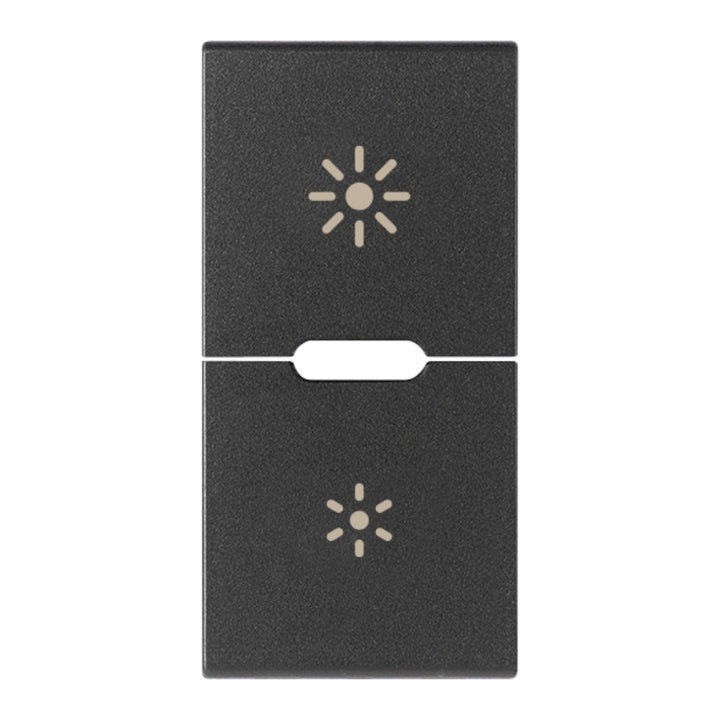Tecla 1 módulo para dimmer smart IoT para Arké opción acabado Negro Mate - Blanco Mate - Metal Mate de Vimar