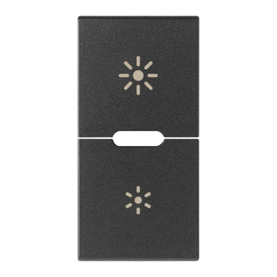 Tecla 1 módulo para dimmer smart IoT para Arké opción acabado Negro Mate - Blanco Mate - Metal Mate de Vimar