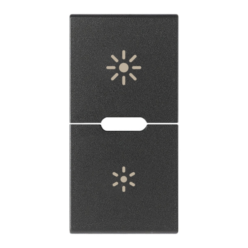 Tecla 1 módulo para dimmer smart IoT para Arké opción acabado Negro Mate - Blanco Mate - Metal Mate de Vimar