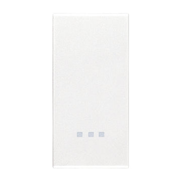 Tecla 1 módulo para apagador smart IoT para EVO y EXÉ EIKON opción acabado Negro Mate - Blanco Mate - Metal Mate de Vimar