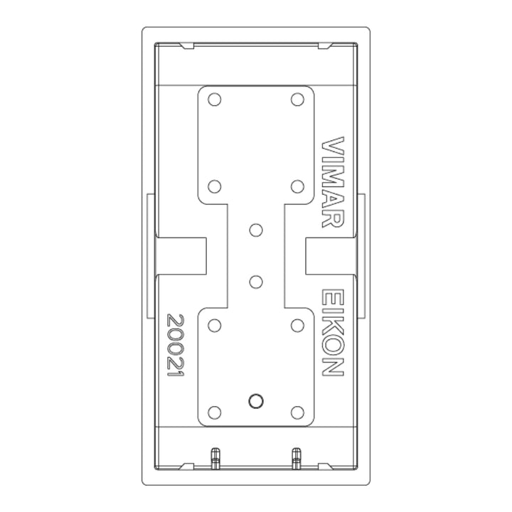 Tecla 1 módulo para apagador smart IoT para EVO y EXÉ EIKON opción acabado Negro Mate - Blanco Mate - Metal Mate de Vimar