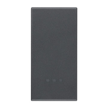 Tecla 1 módulo para apagador smart IoT para EVO y EXÉ EIKON opción acabado Negro Mate - Blanco Mate - Metal Mate de Vimar