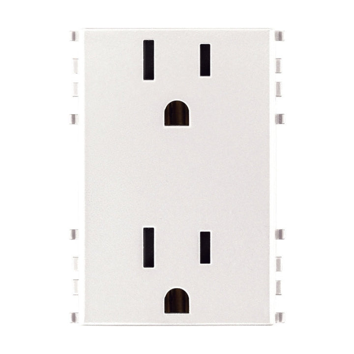 Contacto Dúplex 2P+T 15A 127V acabado Negro - Blanco - Gris Next para EVO y EXÉ EIKON de Vimar