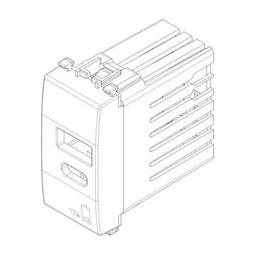 Alimentador USB A + C 5V 2,4A acabado Negro - Blanco - Gris Next para EVO y EXÉ EIKON de Vimar