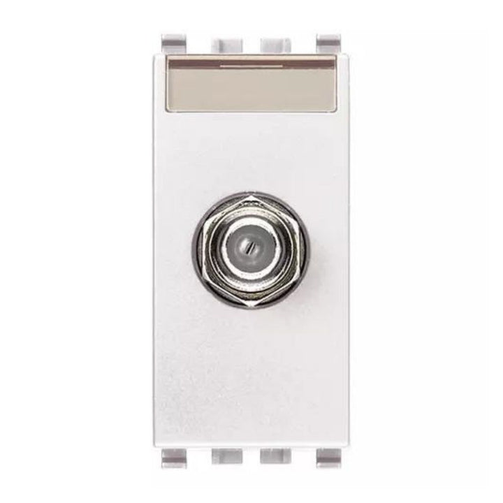 Toma TV tipo F hembra acabado Negro - Blanco - Gris Next para EVO y EXÉ EIKON de Vimar