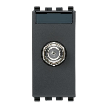 Toma TV tipo F hembra acabado Negro - Blanco - Gris Next para EVO y EXÉ EIKON de Vimar