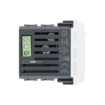 Actuador relé NO smart IoT 16A, acabado Negro Mate - Blanco Mate - Metal Mate para EVO y EXÉ EIKON de Vimar
