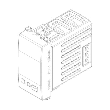 Actuador relé NO smart IoT 16A, acabado Negro Mate - Blanco Mate - Metal Mate para EVO y EXÉ EIKON de Vimar