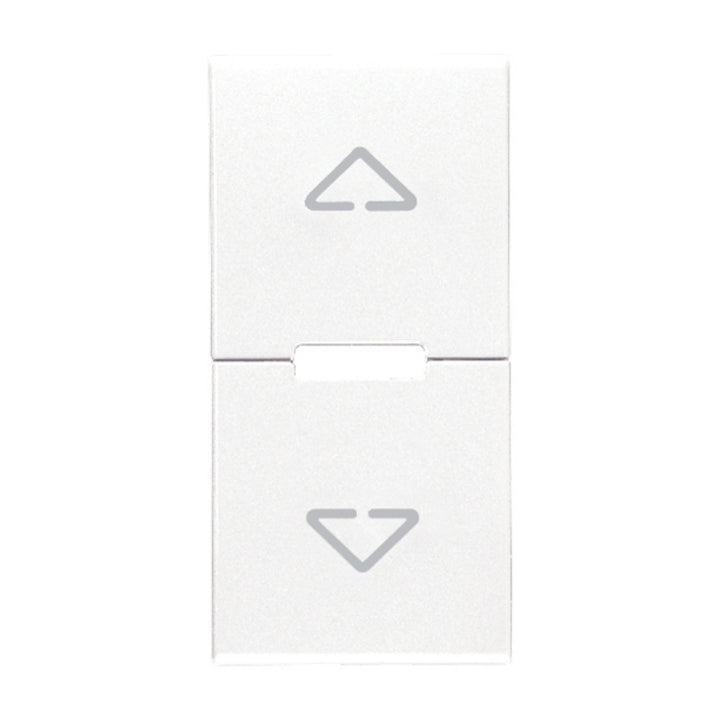 Tecla 1 módulo para persianas smart IoT para EVO y EXÉ EIKON opción acabado Negro Mate - Blanco Mate - Metal Mate de Vimar